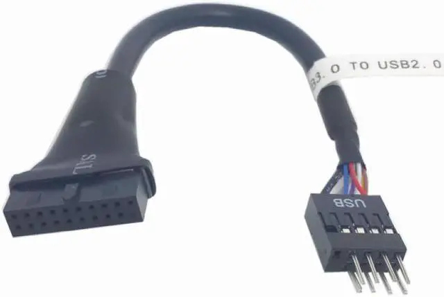 Alt view image 2 of 2 - USB 3.0 to USB 2.0 Internal Adapter Cable - 19pin to 9pin (CAB304)
