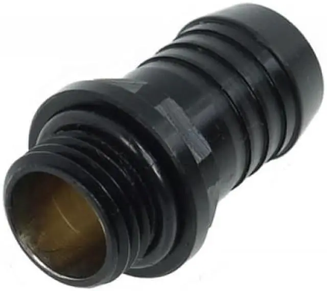 Alt view image 3 of 4 - Alphacool G1/4 1/2" (13mm) Barbed Fitting with O-Ring "FatBoy" - Deep Black (17090)