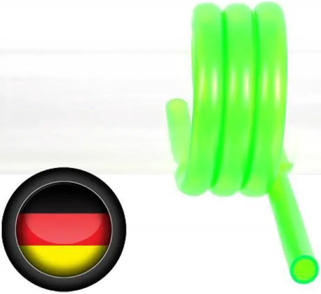 Alt view image 3 of 6 - Alphacool Alphatube HF Tubing 10mm ID, 13mm OD (3/8" ID, 1/2" OD), 3 meter, UV Green