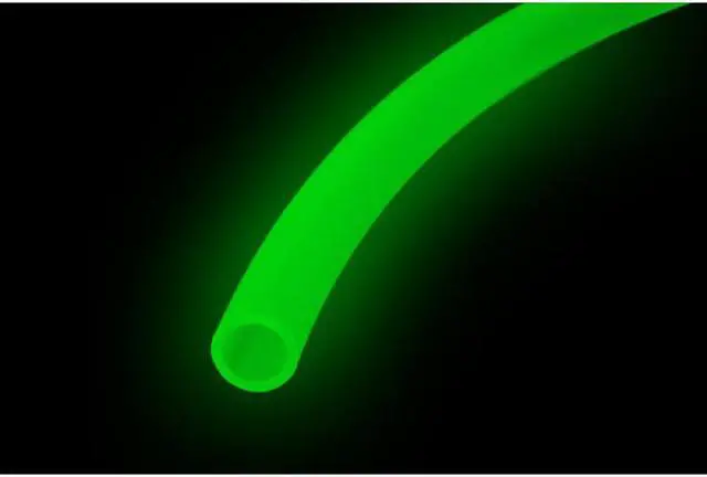 Alt view image 4 of 6 - Alphacool Alphatube HF Tubing 10mm ID, 13mm OD (3/8" ID, 1/2" OD), 3 meter, UV Green