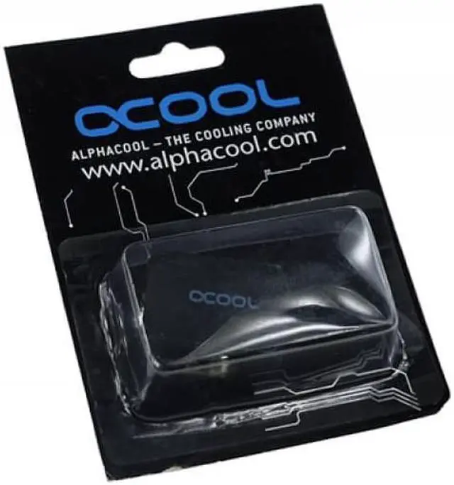 Alt view image 3 of 4 - Alphacool G1/4 Round TEE Connection Terminal - Black (17030)