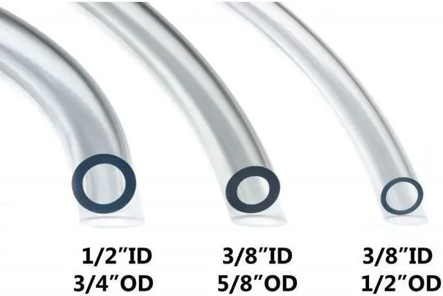 Alt view image 4 of 4 - ModMyMods 1/2" ID x 3/4" OD Flexible PVC Tubing - Crystal Clear (MOD-0004)