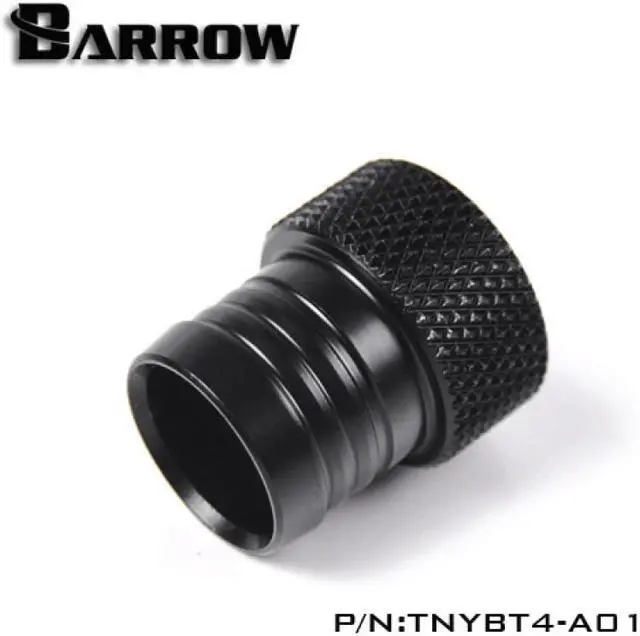 Alt view image 2 of 5 - Barrow G1/4" Inner Thread to 1/2" ID Barb Adaptor Fitting - Black (TNYBT4-A02)