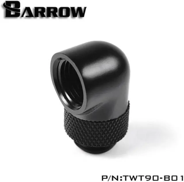 Main image of Barrow G1/4" 90 Degree Rotary Adaptor Fitting - Black (TWT90-V2.5)