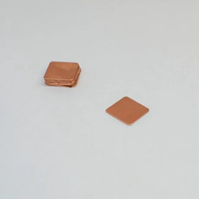 Alt view image 2 of 3 - Pure Copper Thermal Pad 15mm x 15mm x 0.5mm (TP-PC-15-05)