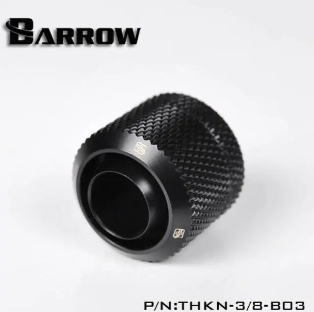 Alt view image 5 of 5 - Barrow G1/4" Thread 3/8" ID x 1/2" OD Compression Fitting - Black (THKN-3/8-B03)