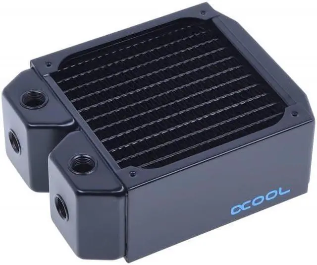 Alt view image 4 of 17 - Alphacool NexXxos UT60 Full Copper Radiator 120, 120mm x 1, Single Fan, Black