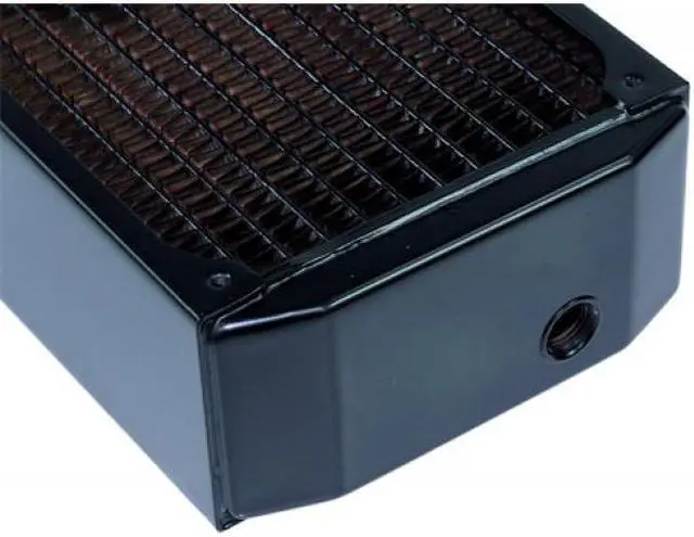 Alt view image 5 of 17 - Alphacool NexXxos UT60 Full Copper Radiator 120, 120mm x 1, Single Fan, Black