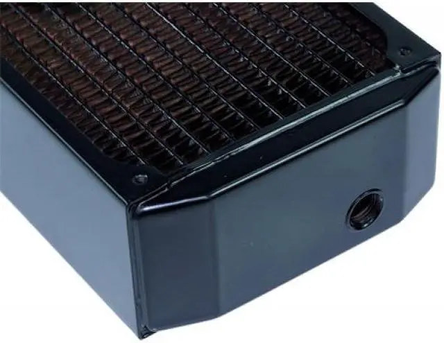 Alt view image 4 of 13 - Alphacool NexXxos Monsta Radiator 120, 120mm x 1, Single Fan, Black