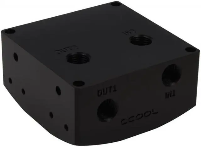 Alt view image 5 of 7 - Alphacool Eisdecke D5 Top - Black Acetal G1/4 - V.3 (13188)