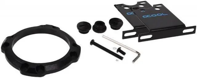 Alt view image 2 of 7 - Alphacool Eisdecke D5 Top - Black Acetal G1/4 - V.3 (13188)