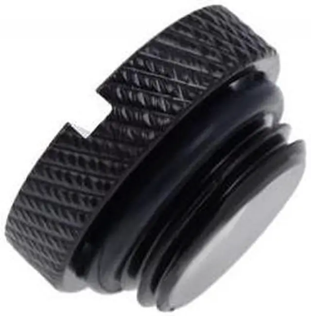 Alt view image 3 of 3 - Alphacool Eiszapfen G1/4" Stop Plug - Black (17252)