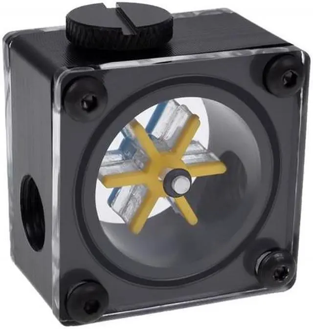 Alt view image 4 of 8 - Alphacool Eisfluegel G1/4 Square Flow Meter - Acetal (17350)