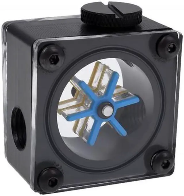 Main image of Alphacool Eisfluegel G1/4 Square Flow Meter - Acetal (17350)