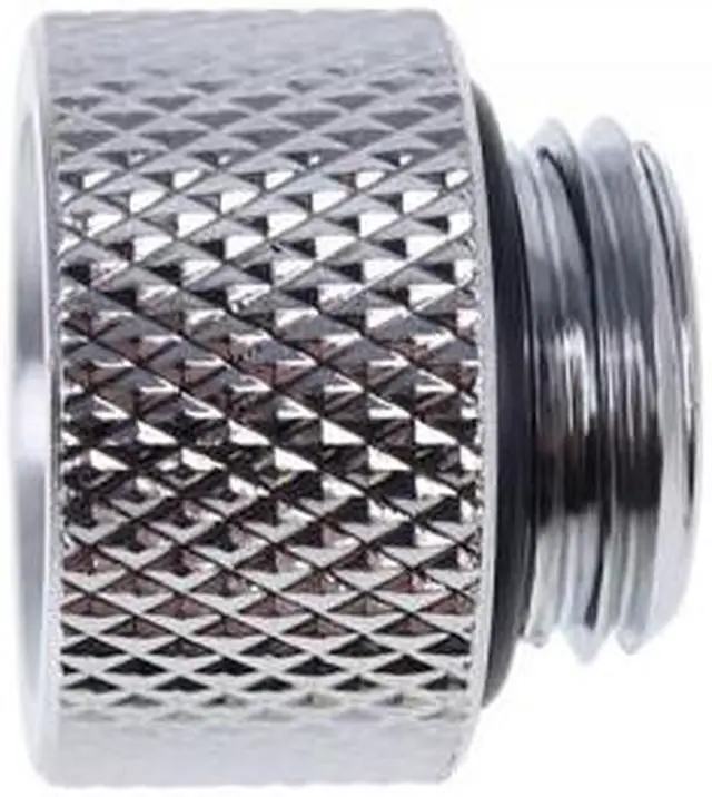 Alt view image 3 of 3 - Alphacool Eiszapfen G1/4" Male to Female Extender Fitting - 10mm - Chrome (17255)