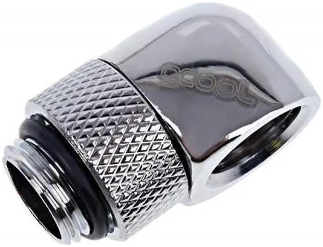 Main image of Alphacool Eiszapfen G1/4" 90° Rotary L-Connector - Chrome (17249)