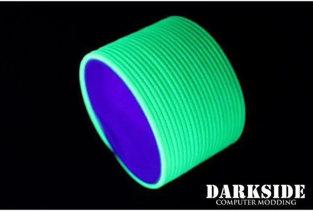 Alt view image 5 of 6 - Darkside 2mm (5/64") High Density Cable Sleeving - Green UV (DS-HD2-GRN)