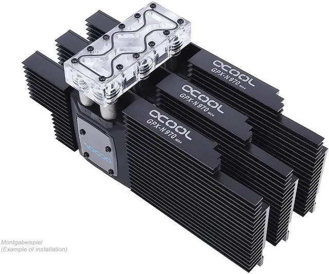 Alt view image 3 of 6 - Alphacool GPX SLI Connector - Single | Plexi (12396)