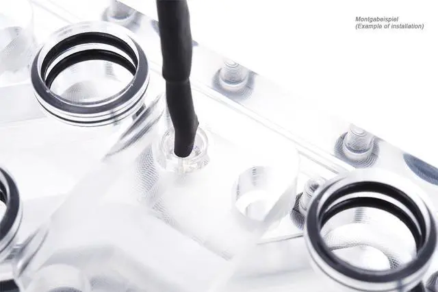 Alt view image 5 of 6 - Alphacool GPX SLI Connector - Single | Plexi (12396)