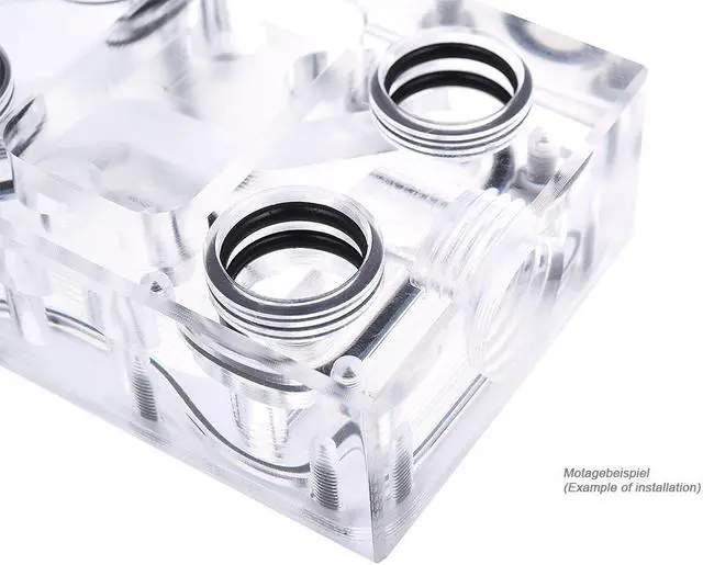 Alt view image 4 of 6 - Alphacool GPX SLI Connector - Single | Plexi (12396)