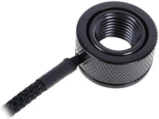 Alt view image 3 of 7 - Alphacool Eiszapfen G1/4 Inline Temperature Sensor - Deep Black (17363)