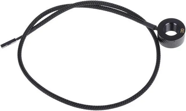 Main image of Alphacool Eiszapfen G1/4 Inline Temperature Sensor - Deep Black (17363)