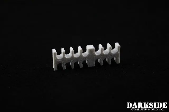 Alt view image 2 of 2 - Darkside 14-Pin Cable Management Holder- White (3DS-0003)