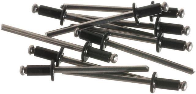 Main image of ModMyMods 1/8" (3mm) Domed Aluminum Rivets - Black - 10 Pack (MOD-0191)