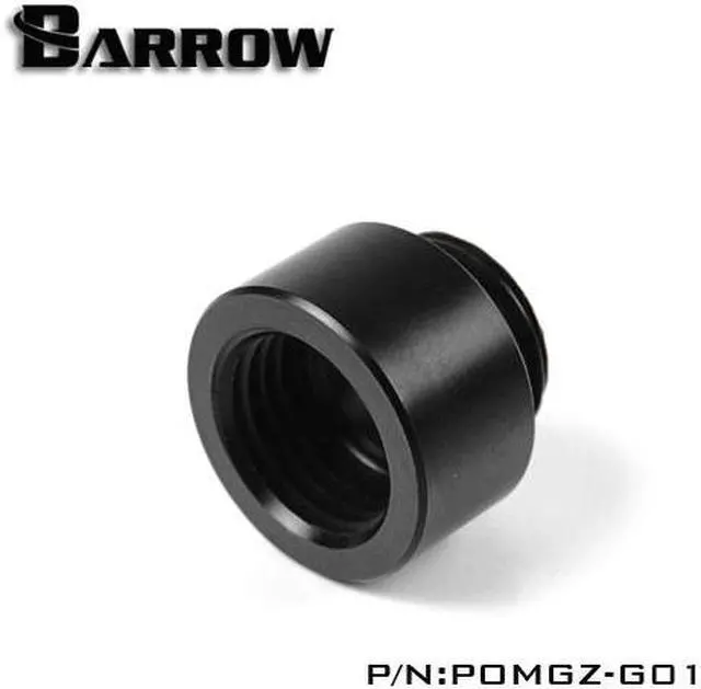 Main image of Barrow G1/4" 7.5mm Acetal Male to Female Extension Fitting - Black (POMGZ-V1)