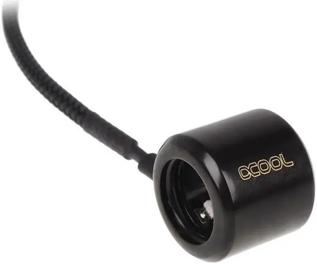 Alt view image 2 of 5 - Alphacool Aurora HardTube LED Ring 13mm Deep Black - Green (15285)