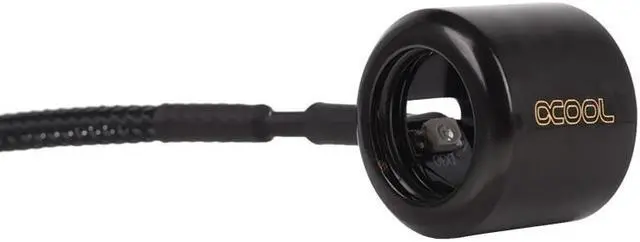 Alt view image 4 of 5 - Alphacool Aurora HardTube LED Ring 13mm Deep Black - Green (15285)