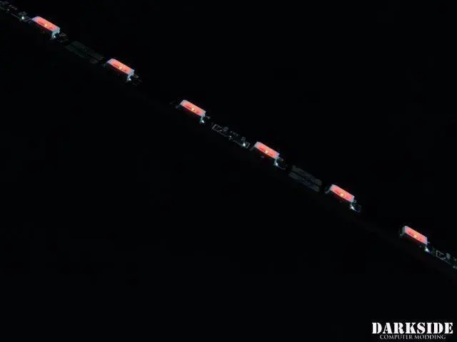 Alt view image 6 of 6 - DarkSide 7.75" CONNECT G2 Dimmable Rigid LED Strip - RED (DS-0625)