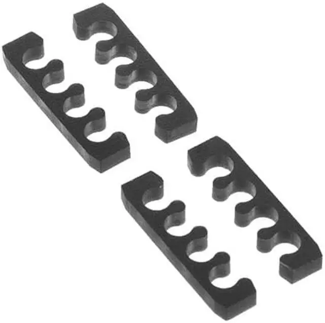 Main image of Alphacool Eiskamm X4 Flat - 3mm Black - 4 pcs (24758)