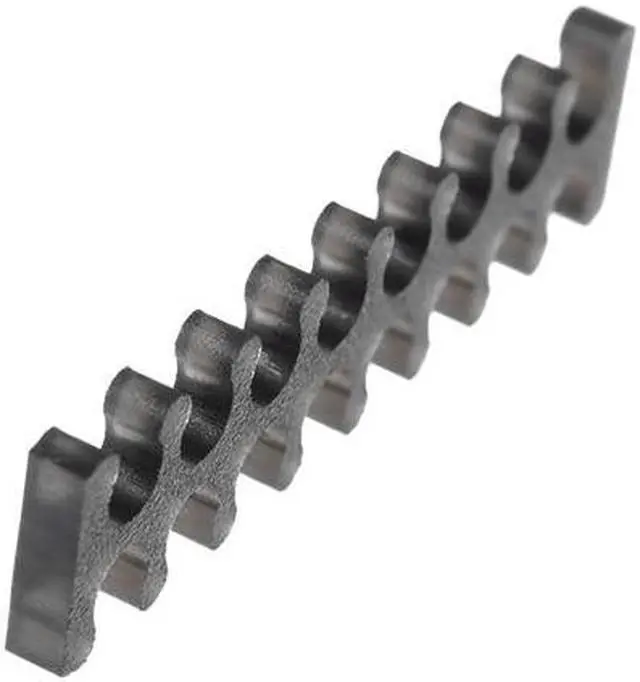 Alt view image 2 of 9 - Alphacool Eiskamm X16 Sleeved Cable Comb, 3mm, Black, 4-pack