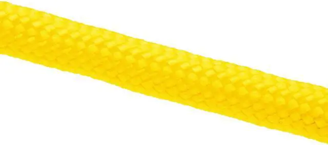Alt view image 2 of 5 - Alphacool AlphaCord Sleeve 4mm - 3,3m (10ft) - Canary Yellow (45312)