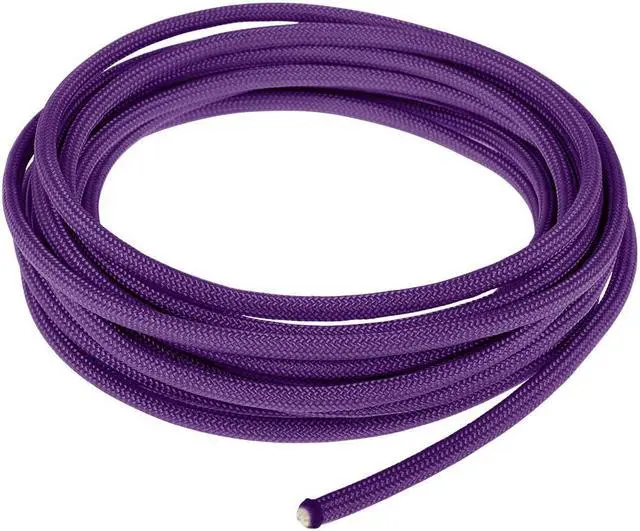 Main image of Alphacool AlphaCord Sleeve 4mm - 3,3m (10ft) - Acid Purple (45310)