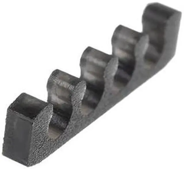 Alt view image 2 of 12 - Alphacool Eiskamm X4 Flat - 3mm Black - 4 pcs (24758)