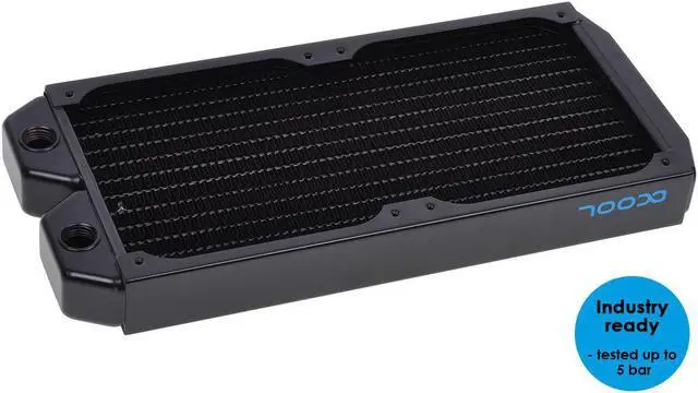 Alt view image 7 of 7 - Alphacool NexXxos ST30 Industry HPC Series 240mm Radiator, Black