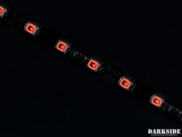 Alt view image 5 of 6 - DarkSide 7.75" CONNECT G2 Dimmable Rigid LED Strip - RED (DS-0625)