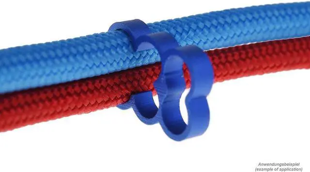 Main image of Alphacool Eiskamm Aluminum X6 - 4mm Blue - 4 pcs (24788)