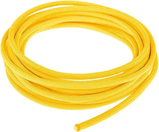 Main image of Alphacool AlphaCord Sleeve 4mm - 3,3m (10ft) - Canary Yellow (45312)