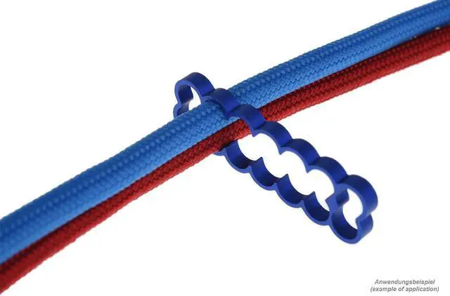 Main image of Alphacool Eiskamm Aluminum X14 - 4mm Blue - 4 pcs (24791)