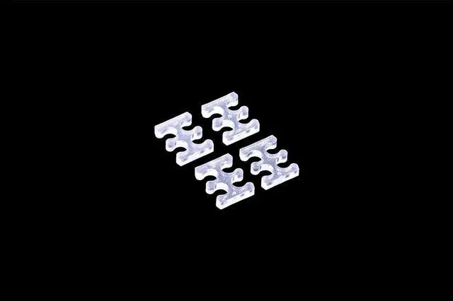 Main image of Alphacool Eiskamm X4 - 3mm Clear - 4 pcs (24742)