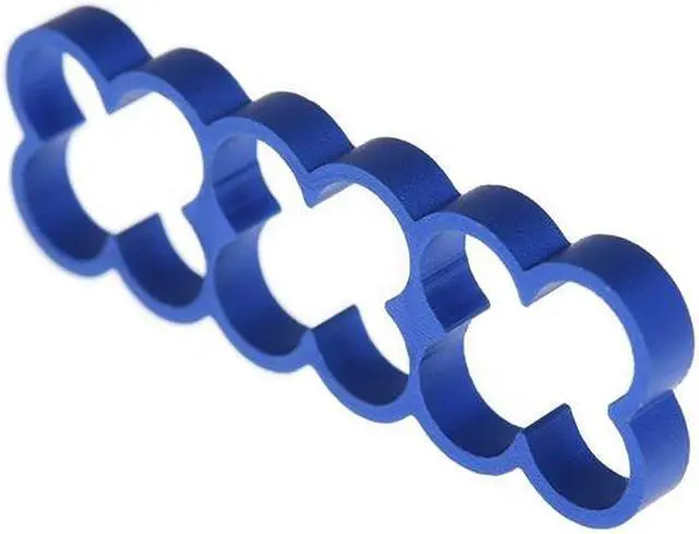 Alt view image 4 of 9 - Alphacool Eiskamm Aluminum X12 - 4mm Blue - 4 pcs (24790)