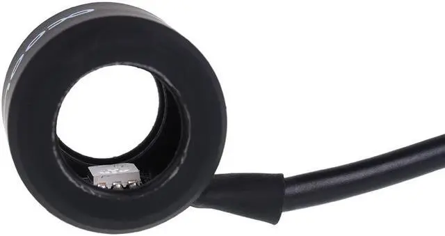 Alt view image 10 of 15 - Alphacool Aurora HardTube LED Ring for 13mm OD Tubing, Deep Black, RGB LEDs