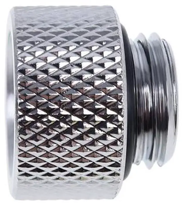 Alt view image 3 of 3 - Alphacool Eiszapfen G1/4" Male to Female Extender Fitting - 10mm - Chrome (17255)