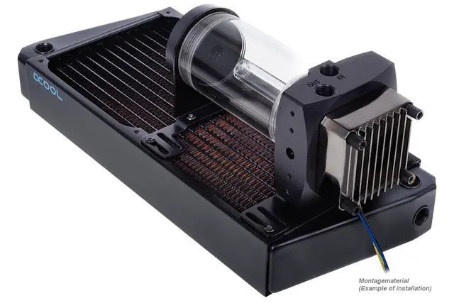 Alt view image 4 of 4 - Alphacool 120/140mm Mounting Bracket for Alphacool Eisbecher - 2 pcs