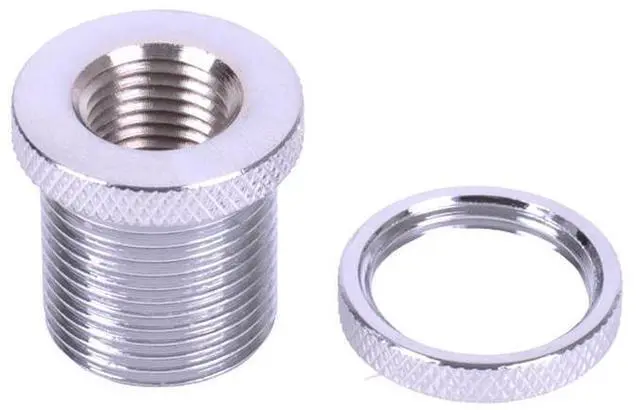 Alt view image 2 of 2 - Alphacool G1/4 Bulkhead Connector - Chrome (17068)