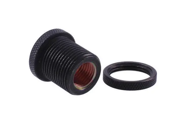 Alt view image 2 of 5 - Alphacool G1/4 Bulkhead Connector - Black (17069)