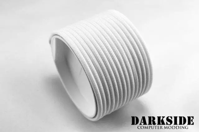 Alt view image 3 of 3 - Darkside 4mm (5/32") High Density Cable Sleeving - White (DS-HD4-WHT)